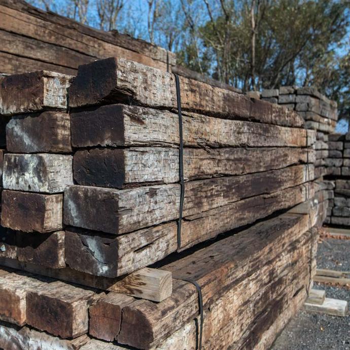 pack of used railway sleepers