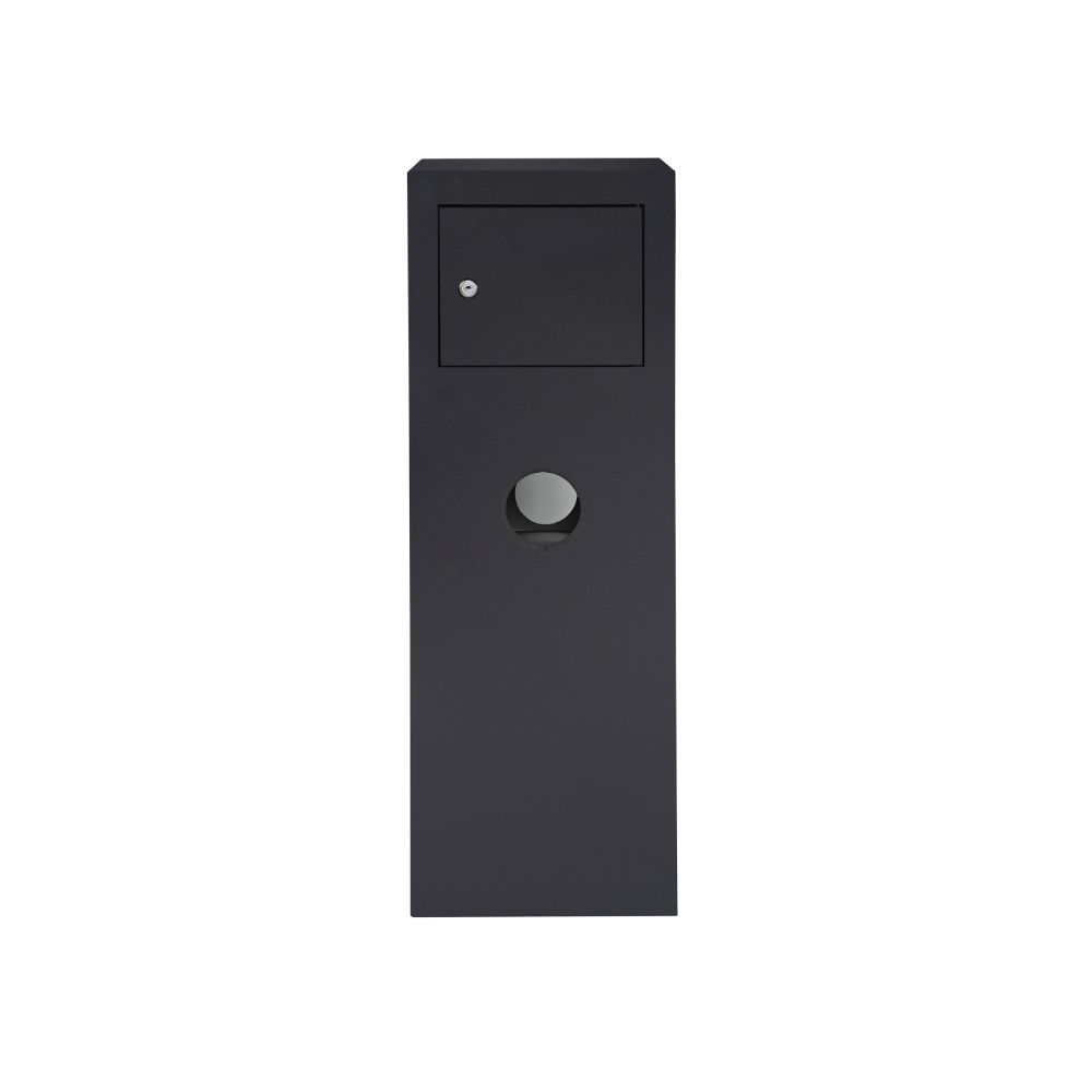 BANKSIA PILLAR LETTERBOX BLACK