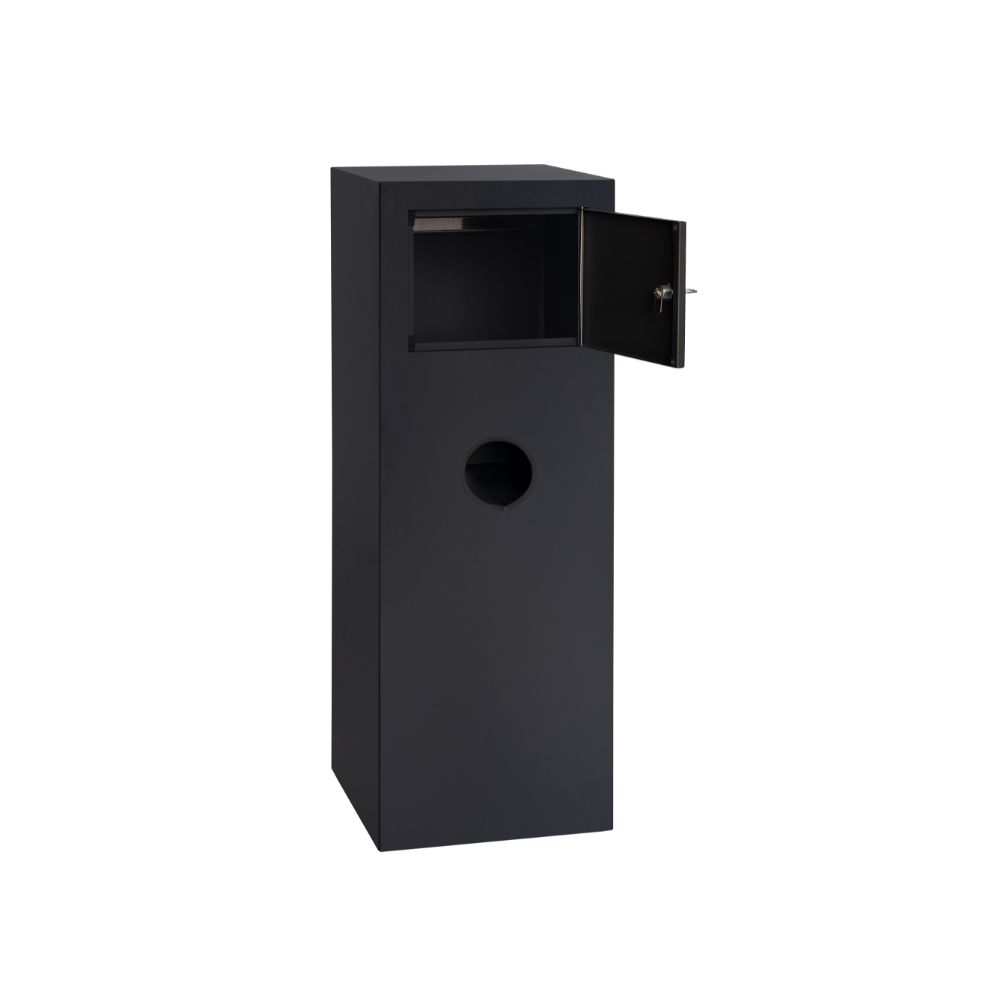BANKSIA PILLAR LETTERBOX BLACK