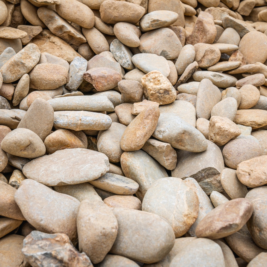 50MM - 150MM PEBBLES COLOURED