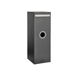 [320067] BANKSIA PILLAR LETTERBOX CHARCOAL