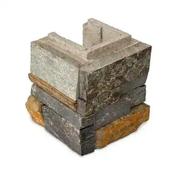[321208] BLOCSMART GRAMPIANS LIMESTONE HALF END BLOCK - LEFT CORNER 165X202X202
