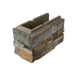 [321209] BLOCSMART GRAMPIANS LIMESTONE END BLOCK - RIGHT CORNER 363X165X202