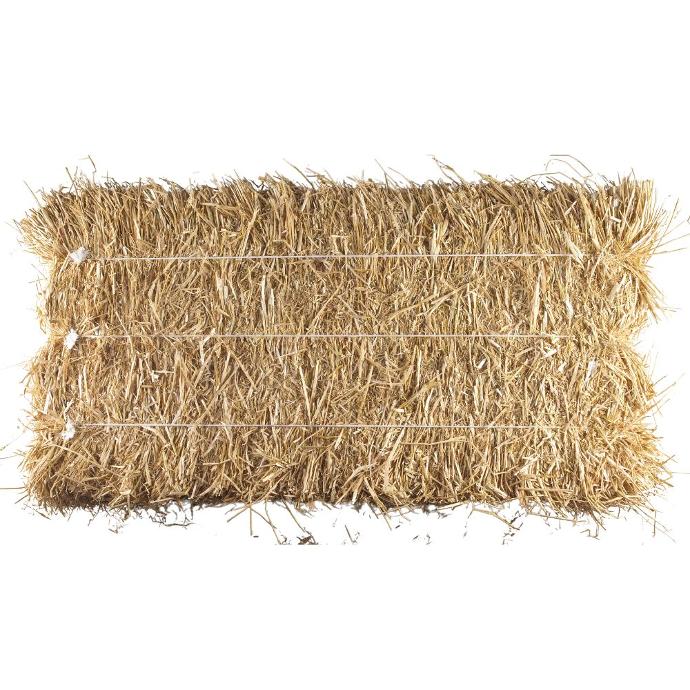 pea straw farm bale