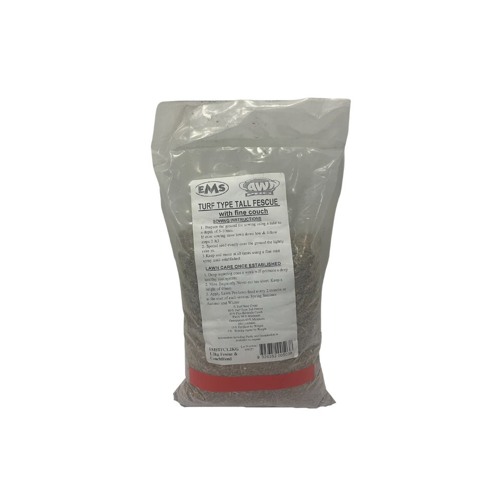 LAWN PRO TURF TYPE TALL FESCUE & COUCH 1.2KG