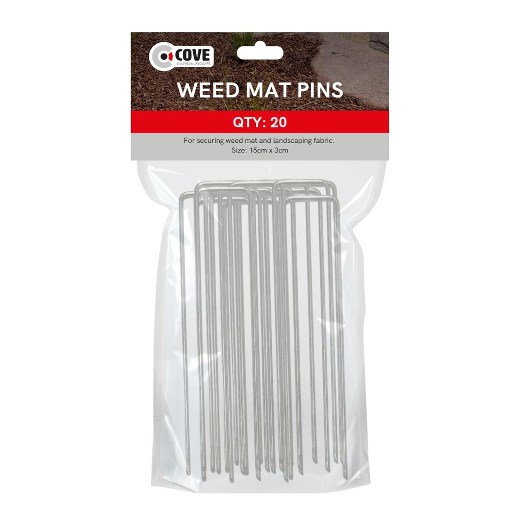 WEED MAT PINS (PACK OF 20)