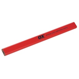 [315225] OX TRADE MEDIUM RED CARPENTERS PENCILS - 10 PACK